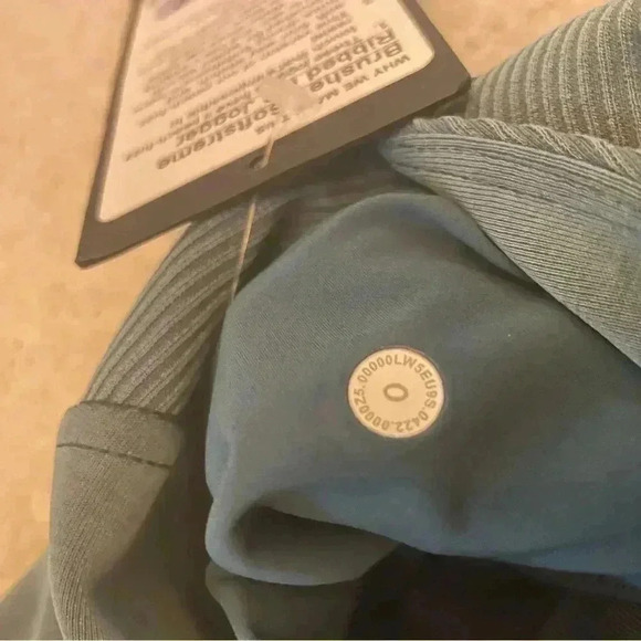 Lilulemob Brushed Softstreme Ribbed HR Jogger Pants 0 - Picture 4 of 4